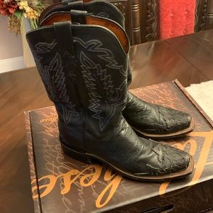 Lucchese boots worn a couple times.
